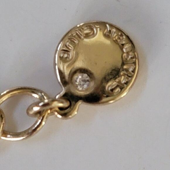 Vintage Pearl Necklace Double Strand with Rhinestone Clasp Cream White 16 Inch - Picture 7 of 10